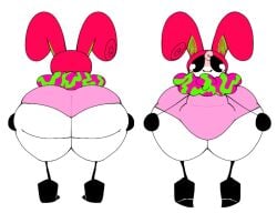 :3 back_view big_thighs bunny_ear bunny_ears bunny_hat character_reference character_sheet front_view huge_ass huge_butt no_artist_signature no_watermark suggestive unknown_artist unknown_gender