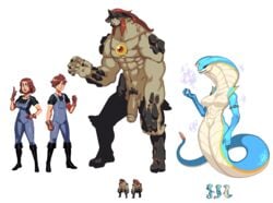 clothing cloud_meadow cobra cyclops demon evan_(cloud_meadow) eve_(cloud_meadow) female huge_cock interspecies magic male monster monster_girl pixel_art s-purple scalie sex snake transparent_background