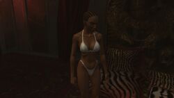 black_female black_hair black_skin breasts ebony female hitman hitman_blood_money io-interactive white_bikini