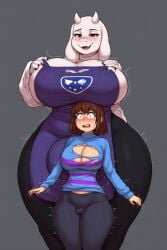 ahe_gao ahegao_face ahoge ai_generated anthro ass big_areola big_ass big_balls big_belly big_breasts big_butt big_muscles big_nipples big_penis big_thighs blue_dress bob_cut breasts brown_hair cock deltarune dick dickgirl dominant dominant_anthro dominant_female dominant_futa domination dress faceless_female female female_focus frisk fur furry furry_female furry_tail futa_focus futa_on_futa futadom futanari huge_ass huge_balls huge_belly huge_breasts huge_butt huge_cock huge_nipples huge_testicles huge_thighs human latex love monster monster_cock monster_girl muscular muscular_anthro muscular_female muscular_futa penis purple_dress sex small_breasts small_penis small_penis_humiliation small_waist smaller_female toriel undertale undertale_(series) undertale_au white_body white_fur white_skin