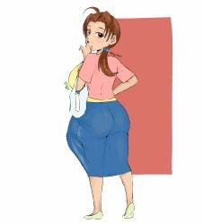 delia ketchum (pokemon) from pokemon by jeteggs