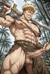 thorkell (vinland saga) from vinland saga by artist request
