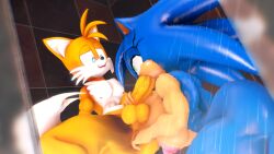 1boy 1girls 3d 3d_(artwork) anal anal_fingering anthro anthro_on_anthro balls bathing big_breasts blue_body blue_fur blush boiboi9999 breasts canid canine digital_media_(artwork) duo eulipotyphlan female fingering fox fur furry furry_female furry_male furry_only genitals green_eyes hedgehog male male/female mammal miles_tails_prower nipples nude oral passbass penis pussy rule_63 sega sex shower showering sonic_(series) sonic_the_hedgehog sonic_the_hedgehog_(series) sonique_the_hedgehog source_filmmaker_(artwork) tail tails_the_fox vaginal_penetration widescreen
