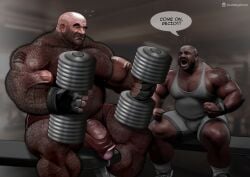 big_penis brute_by_simon gym_clothes leaking_cum muscular