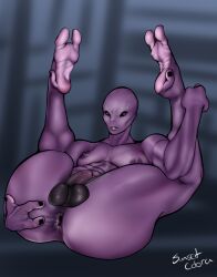 grey alien fan art