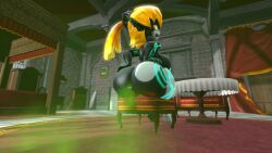 3d anus ass fart farting green_gas ltiberium77_(artist) midna sfm the_legend_of_zelda