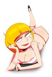 ass big_breasts bikini blonde_hair cartoon_network ed_edd_n_eddy nazz_van_bartonschmeer solo straight_hair thehumancopier