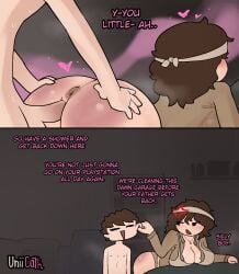 1boy 1boy1girl 1girls after_sex after_vaginal anus apron arched_back ass ass_focus ass_grab asshole back bent_over bent_over_car big_ass big_breasts big_penis blush blush breasts brown_hair car cathriellrue cleavage cum_in_pussy cum_in_uterus cum_inside dialogue english english_text female_penetrated from_behind front_view garage_mom_(uniimom) headband heart hearts_around_head hips incest jeans large_ass large_breasts large_penis light-skinned_female light-skinned_male light_skin male male/female male_penetrating male_penetrating_female mature_female milf mother mother_and_son necklace nude nude_male older_female open_mouth panties panties_aside pants_down penetration penile penile_penetration penis penis_in_pussy plap shirt_up side_view sideboob son undressing uniimom waist white_panties x-ray younger_male younger_penetrating_older