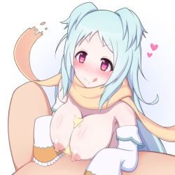 alternate_version_available breasts breasts cum nipples paizuri princess_connect! tagu_hblabe textless
