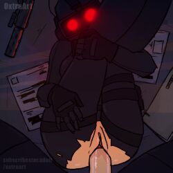1female 1male animated anthro ass big_breasts black_bodysuit black_mesa black_ops_assassin bodysuit bouncing_breasts breasts clitoris combat_gear document documents faceless_female firearm genital_fluids genitals gun half-life half-life_(series) half_life hand_on_thigh headgear human humanoid humanoid_penis infrared jiggle jiggling_breasts labia looking_at_viewer looking_up male/female night_vision_goggles on_back on_table oxtra pale_skin paper papers penetra penetration penis pistol ripped_clothing spreading_legs stealth_sex straps suppressor tagme thick_thighs thighs torn_clothes vagina vaginal vaginal_penetration valve valve_(company) video vulva weapon weapons
