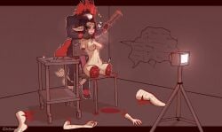 amputated_arm amputated_leg amputation amputee background bg blood_elf camera chair champaanimation commission couple drugging drugs female/male gore guro horsecock hugging_from_behind imminent_death imminent_rape limbs livestream long_tail male/female oc orgasm orgasm_face original_character recording red_room sexy_punishment sitting snuff table tail tail_wrapped_around tape torture