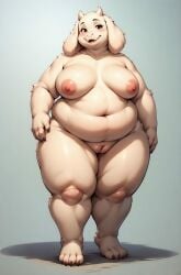1girls ai ai_assisted ai_generated anthro anthro_female anthro_only bbw big_breasts bluesky breasts curvy curvy_body curvy_female curvy_figure curvy_hips curvy_thighs deltarune deviantart fat fat_thighs female female_anthro female_only furry furry_female furry_only goat goat_girl goat_humanoid nipples nude nude_anthro nude_female obese obese_anthro obese_female overweight overweight_anthro overweight_female plump plump_thighs pussy thick_thighs toriel twitter undertale undertale_(series) wide_hips yaenzis
