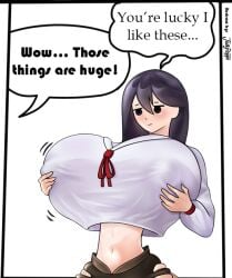 breast_expansion breast_inflation disembodied_hands female groping groping_breasts groping_thighs huge_breasts inflation inflation_fetish mari_(omori) nipple_bulge rope rope_bondage schoolgirl_outfit schoolgirl_uniform science_experiment scp-6709 self_grope self_groping water_inflation