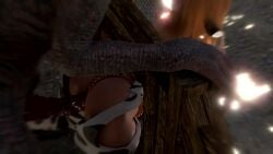 ) 3d_animation avarice(kleinvoimond) barn blonde_hair breeding_mount_use cowprint female horns huge_breasts kleinvoimond moaning_in_pleasure monster monster_fucking oc red_eyes tagme video