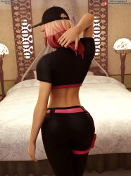athleisure assassin from fortnite by darkbahamuth