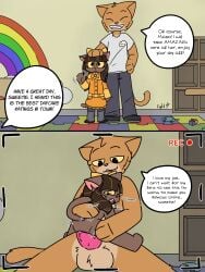 2025 absurd_res adult_on_cub adult_on_young age_difference anthro ass black_clothing black_eyes black_footwear black_shoes bodily_fluids bottomwear bow_tie brown_body brown_eyebrows brown_fur brown_hair brown_tail child_pornography closed_eyes clothing comic crying cub daycare dialogue diddy_ahh_blud digital_media_(artwork) domestic_cat dress duo duo_focus english_text exclamation_point felid feline felis female female_only female_penetrated fleshlight_position footwear forced front_view fur gesture god_is_dead grey_bottomwear grey_clothing grey_pants half-closed_eyes hand_on_back hand_on_head hand_on_leg hand_on_own_hip hi_res inside ivy_pepper kneeling lackadaisy larger_male lightningb0lt01 long_hair looking_at_another male male_penetrating male_penetrating_female mammal multicolored_body multicolored_clothing multicolored_dress multicolored_fur multicolored_shirt multicolored_t-shirt multicolored_topwear narrowed_eyes nude one_eye_closed orange_body orange_bowtie orange_clothing orange_dress orange_ears orange_fur orange_hair orange_tail pants penetration pink_nose pose rape raped raped_female raped_girl recording sex shirt shoes signature size_difference smaller_female smile speech_bubble standing t-shirt tail tan_clothing tan_shirt tan_t-shirt tan_topwear tears tears_of_pain teeth text three-quarter_view tongue topwear toy toy_car two_tone_clothing two_tone_dress two_tone_shirt two_tone_t-shirt two_tone_topwear unprofessional_behavior wave waving waving_hand white_clothing white_shirt white_t-shirt white_topwear why_are_you_viewing_this_shit yellow_sclera young young_anthro young_female younger_anthro younger_female