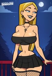 1girls ai_generated big_ass big_breasts big_thighs breasts bust busty cartoon_network curvaceous curvy curvy_figure digital_media_(artwork) female goth goth_girl hips hourglass_figure huge_thighs large_thighs legs light-skinned_female light_skin lindsay_(tdi) mature mature_female skinhorse slim_waist thick thick_hips thick_legs thick_thighs thighs total_drama_(series) total_drama_island voluptuous waist wide_hips wide_thighs