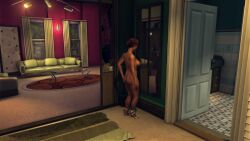 2k_czech ass breasts earrings joe'_s_girl mafia_2 mafia_fanshine mirror naked nipples prostitution red_hair white_skin
