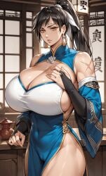 china_dress chun_yan_(shuumatsu_no_valkyrie) mature_female record_of_ragnarok shuumatsu_no_valkyrie