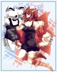 2girls cube_459_(geometry_dash) female female_only femgram femicolon fox_ears fox_tail fox_tails furry gd_colon genderswap_(mtf) geometry_dash i_love_gd_cologne kitsune rule63 rule_63 rule_63 youtube yuri yuri