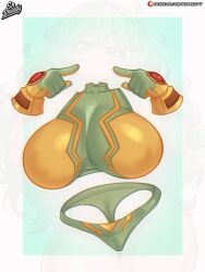 1girls big_breasts hagakure_tooru huge_breasts invisible looking_at_viewer my_hero_academia post-timeskip srbready thick_thighs