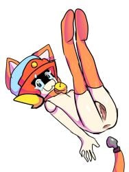brawl_stars buttplug cat_ears feline larry_(brawl_stars) robot_girl