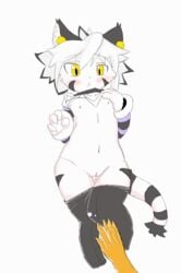 animated clothing colored elh_melizee feline felineko female male mammal pussy red_savarin ro solatorobo undressing video_games