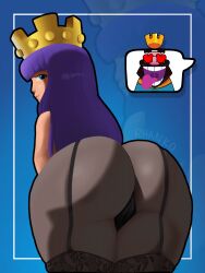archer queen (clash royale) from clash (series) by rhanko