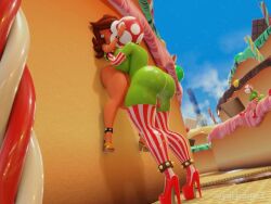 1futa 1girls 2021 3d 3d_animation animated ass balls big_balls big_penis breedable_hips brown_hair completely_naked continue_after_cum cum cum_between_thighs cum_outside face_sucking from_behind futa_on_female futanari mario_(series) mesmerizing_ass monster_girl naked naked_female nintendo nude nude_female open_mouth penis piranha_plant piranha_plant_girl princess_daisy shorter_than_10_seconds sound super_mario_bros. tagme taken_from_behind thick_lips video wyerframez