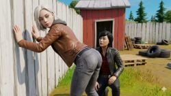 2girls 3d_animation ai_generated ass ass_worship black_hair buried_in_ass caked_up capcom curvy_hips extra_thicc face_in_ass face_in_butt female female_only fence fortnite grace_ashcroft grace_ashcroft_(julia_pratt) grok grok_imagine huge_ass insomniac_games kissing kissing_ass light_blonde_hair marvel marvel_comics mp4 panties pants pants_down pants_pulled_down resident_evil resident_evil_9:_requiem shed short_hair shorter_than_10_seconds smothering_ass sound spider-man_(ps4) spider-man_(series) tagme thick_ass tires underwear video white_panties yuri yuriko_watanabe yuriko_watanabe_(insomniac)