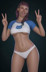 1girl 1girls 3duk ai_assisted cassidy_(life_is_strange) dyed_hair female female_focus female_only life_is_strange life_is_strange_2 nail_polish only_female solo solo_female