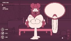 animated aplovestudio clown clown_girl cum cum_in_pussy cum_inside ejaculation excessive_cum futanari gameplay huge_balls huge_breasts huge_cock impregnation inflation mating_press pixel_art sex sfx sound strip_club tagme twintails video wife's_bedroom x-ray