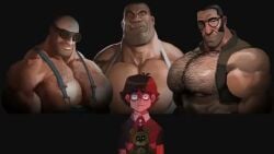 big_chest big_muscles big_nipples blood blood_on_face buff buff_male crossover crying crying_child_(fnaf) engineer_(team_fortress_2) five_nights_at_freddy's five_nights_at_freddy's_4 fnaf golden_freddy_(fnaf) googles hairy hairy_male joji male male_only manly meme mge multiple_boys multiple_males plushie remert shirt smoking smoking_cigarette sniper_(team_fortress_2) soldier_(team_fortress_2) strap-on strong_male tagme team_fortress_2 tf2 tick_tock_meme video