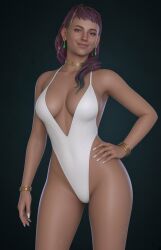 1girl 1girls 3duk ai_assisted cassidy_(life_is_strange) dyed_hair female female_focus female_only life_is_strange life_is_strange_2 nail_polish only_female solo solo_female