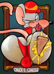 2026 2d 2d_(artwork) 2d_artwork anthro ass ass_focus balls ballsack big_ass chuck_e_cheese chuck_e_cheese_(franchise) derby_hat digital_art digital_drawing_(artwork) digital_media_(artwork) food frame furry furry_male gray_fur grey_fur male mascot picture_frame pizza rat rat_tail recoverycore2 red_hat red_thong rodent solo tagme thong tongue tongue_out