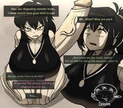 1boy 1boy1girl 1female 1girls 1male 2026 2d 2d_(artwork) andrew_graves babyhunt4 big_breasts big_penis breasts comic da_ra_ra_ra dialogue english english_dialogue english_text hi_res high_resolution highres imminent_rape imminent_sex incest incest_(lore) male mother mother_and_child mother_and_child_(lore) mother_and_son penis penis_awe renee_graves text the_coffin_of_andy_and_leyley