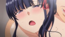 1boy 1girls 2020 20s animated anime blue_hair blush breasts bunnywalker cheating_(relationship) doggystyle fat_male fat_man female gif hair_ribbon hentai implied_sex male mind_control miyajima_sakura netorare purple_eyes red_ribbon ribbon saimin_seishidou sex sex_from_behind shiny_skin side_ponytail sidelocks sweat t-rex_(animation_studio) tagme tall_female tanaka_hajime_(saimin_seishidou) ugly_bastard ugly_male