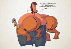 aunt jane cornfed (duckman) from duckman by jodero
