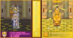 ambiguous_fluids animate_inanimate anthro bad_end before_and_after blonde_hair bodily_fluids clothed clothing colored_nails costume cum digital_media_(artwork) duo egyptian egyptian_clothing egyptian_headdress entomb entombment female female/female female_penetrated full_nelson game_over gameplay_mechanics genital_fluids gold_(metal) gold_jewelry golden_clothing green_eyes hair harem harem_outfit hi_res inanimate_transformation jewelry lagomorph leporid lingerie male male/female male_penetrating male_penetrating_female mammal milky_rivas milkybun29 mummy mummy_wrappings nails partially_clothed penetration petrification pink_hair pixel_(artwork) pose rabbit sex shantae_(series) transformation trapped undead wayforward