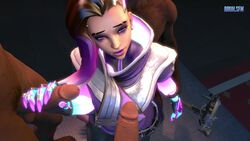 3d animated bruh-sfm dark-skinned_male doggy_style erection female foursome handjob insertion interracial masturbation multiple_penises nude overwatch penetration penis sex shorter_than_30_seconds shorter_than_one_minute sombra sound source_filmmaker straight video