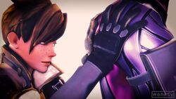 2girls 3d animated ass ass_grab ass_worship bodysuit bubble_butt female female_only no_sound overwatch source_filmmaker tracer wanksy video widowmaker yuri