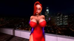 3d animated big_penis breast breast_expansion breasts bulge cameltail clothing disney dress erection erection_under_clothes futanari getting_erect huge_breasts intersex jessica_rabbit large_ass large_breasts no_sound penis penis_under_clothes red_hair shocking_(artist) tagme thick_ass under_clothes video voluptuous who_framed_roger_rabbit