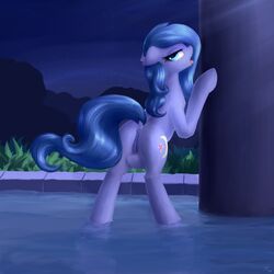 2017 animal_genitalia animal_pussy anus blue_hair clitoris cutie_mark earth_pony equine equine_pussy fan_character female friendship_is_magic hair horse mammal my_little_pony pony pussy sapsan shadow_blue_(cloppermania)