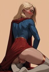 clothed fingering supergirl tagme