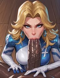 ai_generated dark-skinned_male huge_cock interracial invisible_woman_(marvel_rivals) marvel marvel_rivals rorioriai stable_diffusion sucking_penis sue_storm