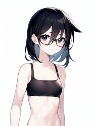 bra glasses sports_bra tagme young