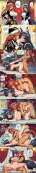 2girls ai_generated animal_ears apron black_hair blush braid breasts choker completely_nude cum cum_in_pussy dark_skin darkskinned_female delta_(the_eminence_in_shadow) doggystyle ejaculation english_text frills futa_with_female futanari heart hug_from_behind internal_cumshot kage_no_jitsuryokusha_ni_naritakute! large_breasts long_hair looking_at_another lupusregina_beta maid maid_headdress multiple_girls nipples nude open_mouth overlord_(maruyama) penis purple_eyes red_hair sex sex_from_behind sheet_grab smile speech_bubble spread_legs sweat tail the_eminence_in_shadow tillian tongue wolf_ears wolf_girl wolf_tail yellow_eyes yuri