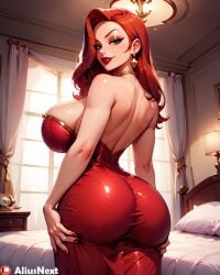 1girls ai_generated aliusnext ass big_ass big_breasts breasts breasts female hi_res high_quality high_resolution highres huge_ass huge_breasts jessica_rabbit mature_female milf patreon red_dress red_hair red_hair red_head thick thick_ass thick_legs thick_thighs who_framed_roger_rabbit