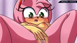 1girls amy_rose animated animation big_eyes blush breasts danytg female female_only furry green_eyes legs_spread masturbation naked no_bra no_panties no_sound pink_body pink_hair solo solo_female sonic_(series) sonic_the_hedgehog sonic_the_hedgehog_(series) tagme video