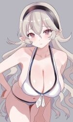 bikini breasts corrin_(female)_(fire_emblem) corrin_(female)_(summer)_(fire_emblem) corrin_(fire_emblem) corrin_(fire_emblem)_(female) corrin_(summer)_(fire_emblem)_(female) female female_only fire_emblem fire_emblem_fates fire_emblem_heroes human n_54 nintendo tagme white_skin